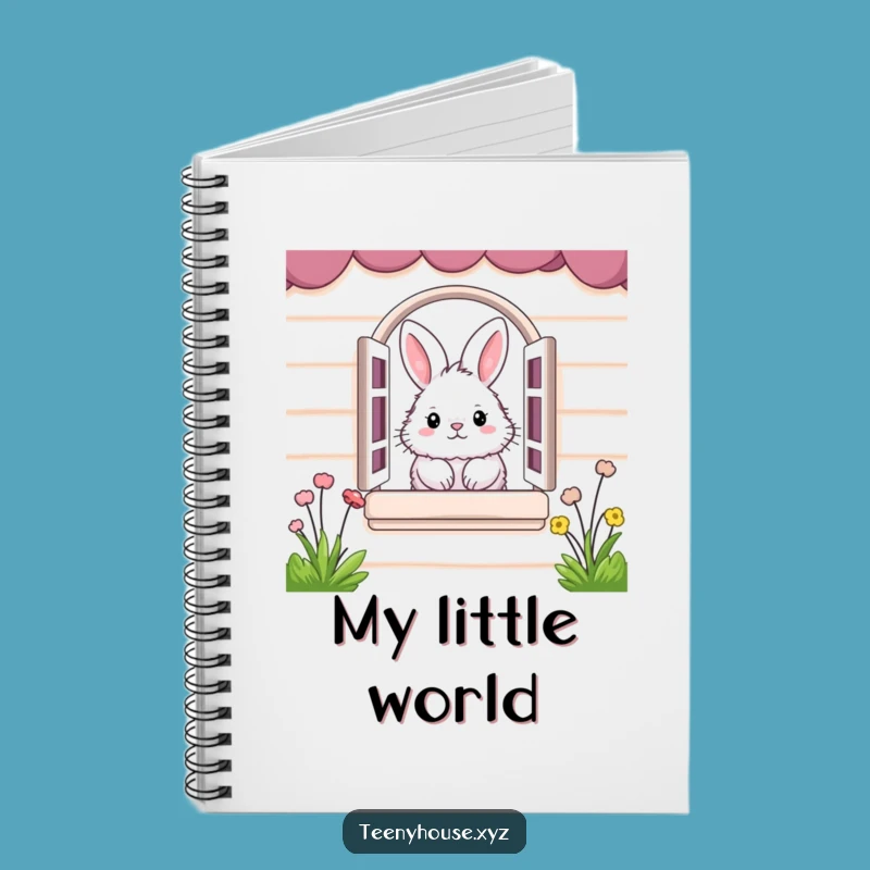 Funny Bunny Notebook: Peeking Rabbit Art for Hilarious Notes - Gift for Writers